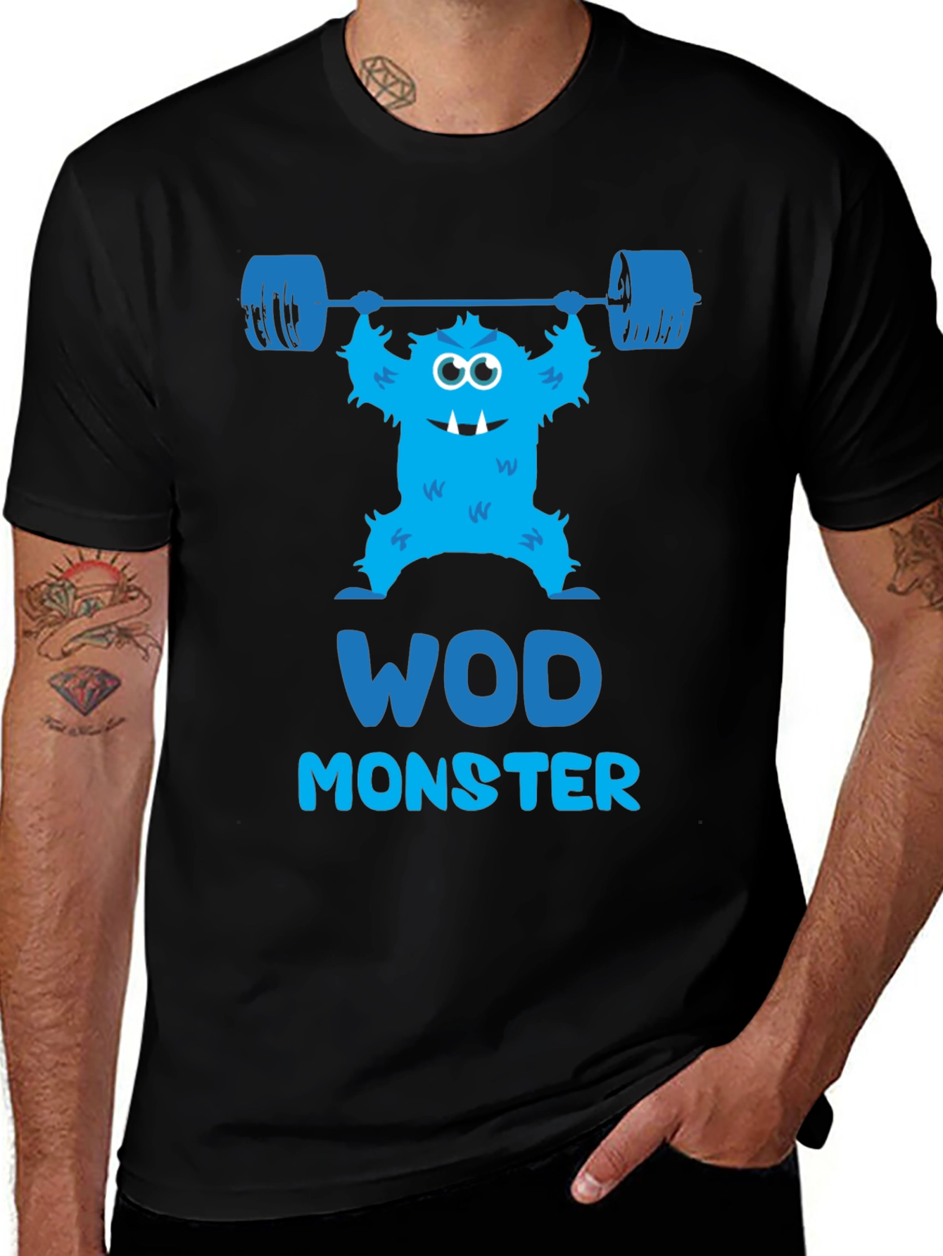 WOD Monster Black T-Shirt