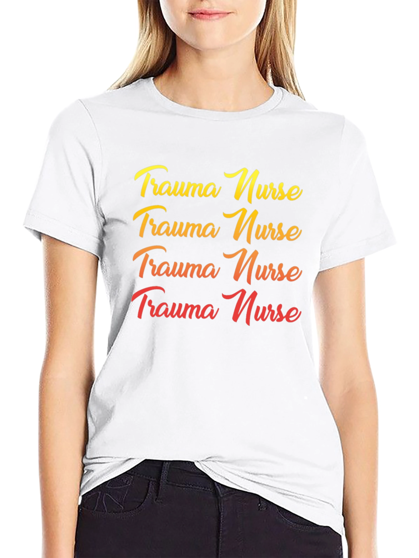 Trauma Nurse Black T-Shirt