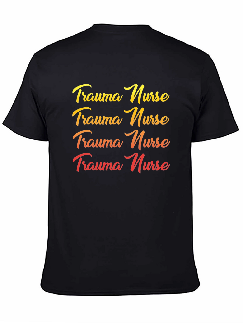 Trauma Nurse Black T-Shirt