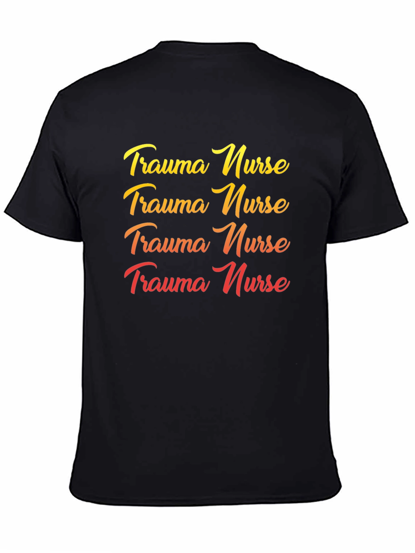 Trauma Nurse Black T-Shirt