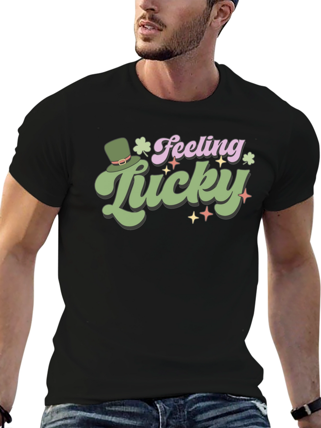 Feeling Lucky Graphic T-Shirt