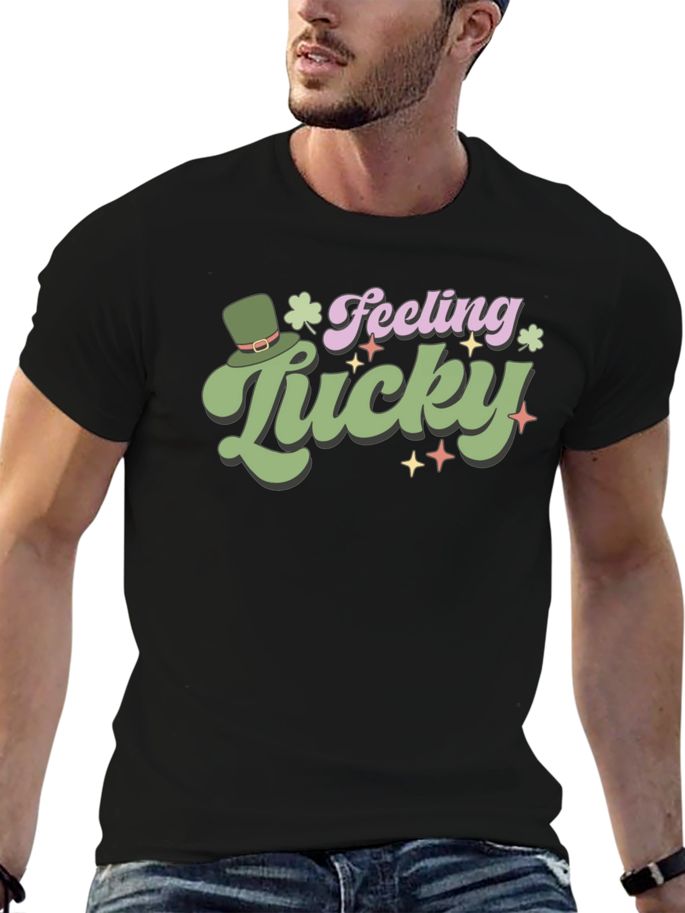 Feeling Lucky Graphic T-Shirt