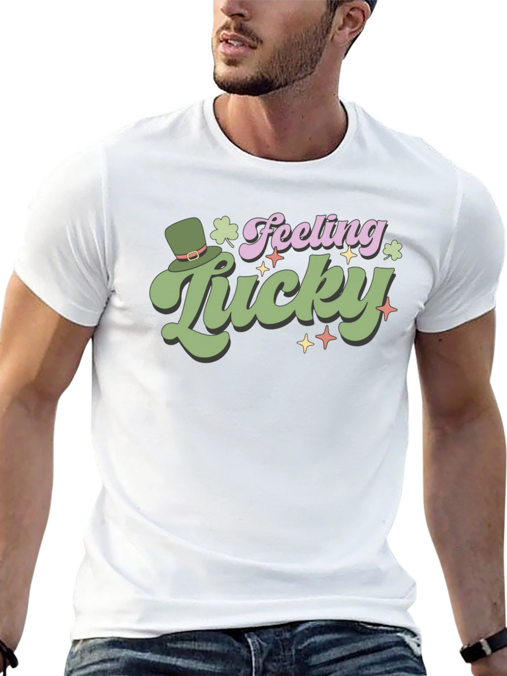 Feeling Lucky Graphic T-Shirt