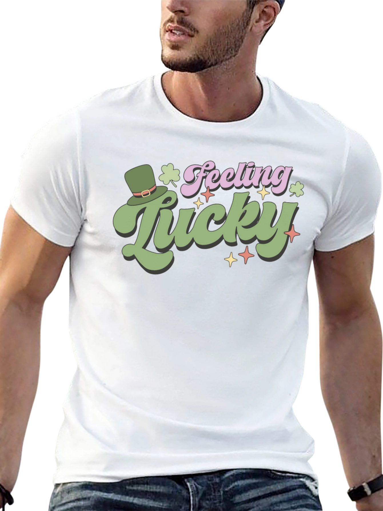 Feeling Lucky Graphic T-Shirt