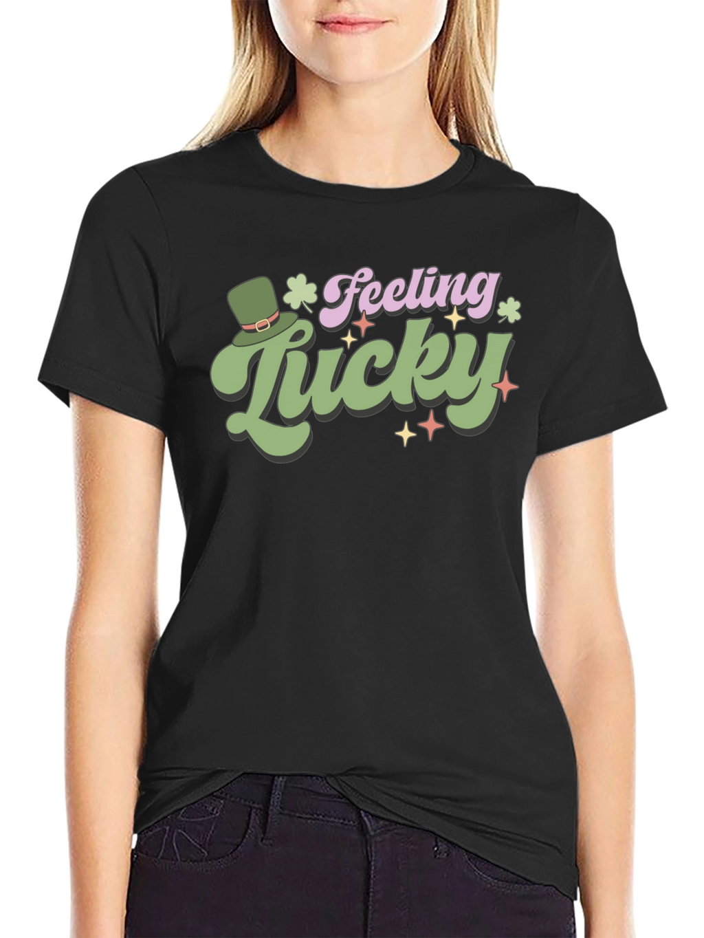 Feeling Lucky Graphic T-Shirt