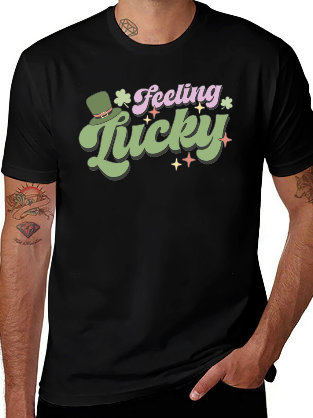 Feeling Lucky Graphic T-Shirt