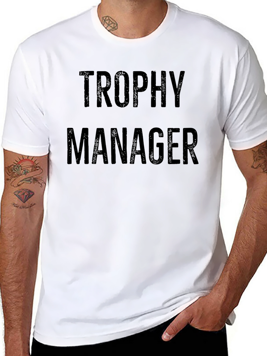 Trophy Manager Graphic T-Shirt - Black