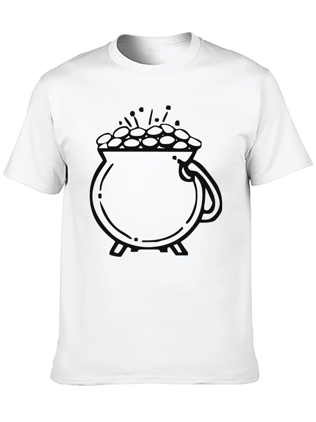 Lucky Black Pot of Gold T-Shirt