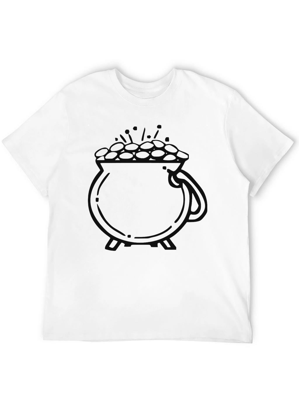 Lucky Black Pot of Gold T-Shirt
