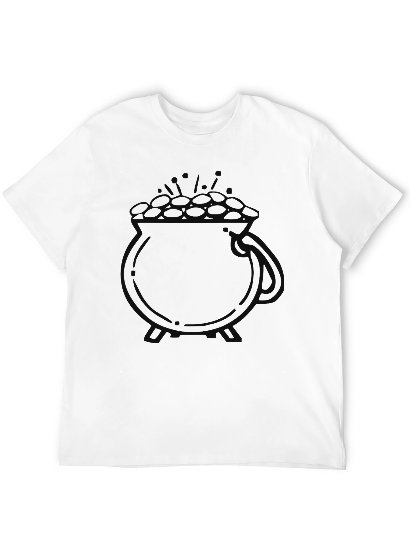 Lucky Black Pot of Gold T-Shirt