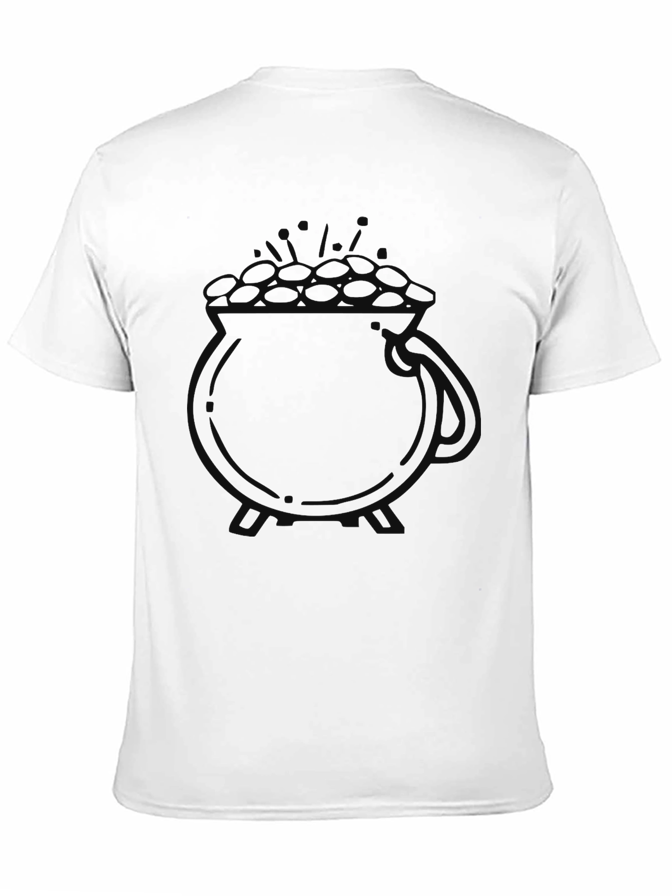 Lucky Black Pot of Gold T-Shirt