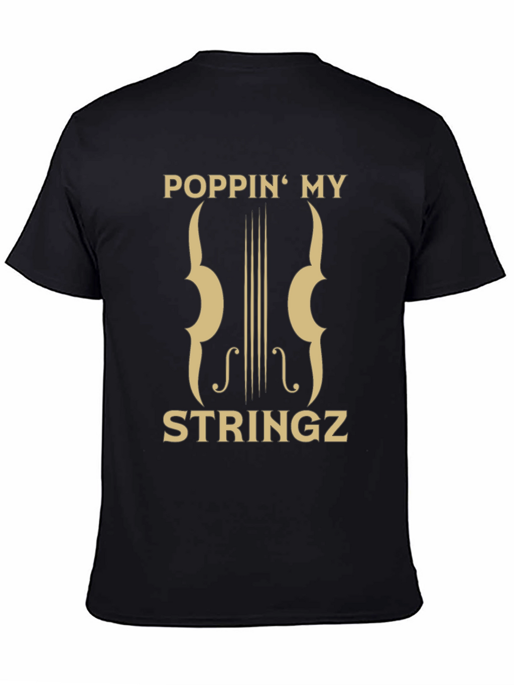 Poppin My Stringz Graphic Tee - Musician Style