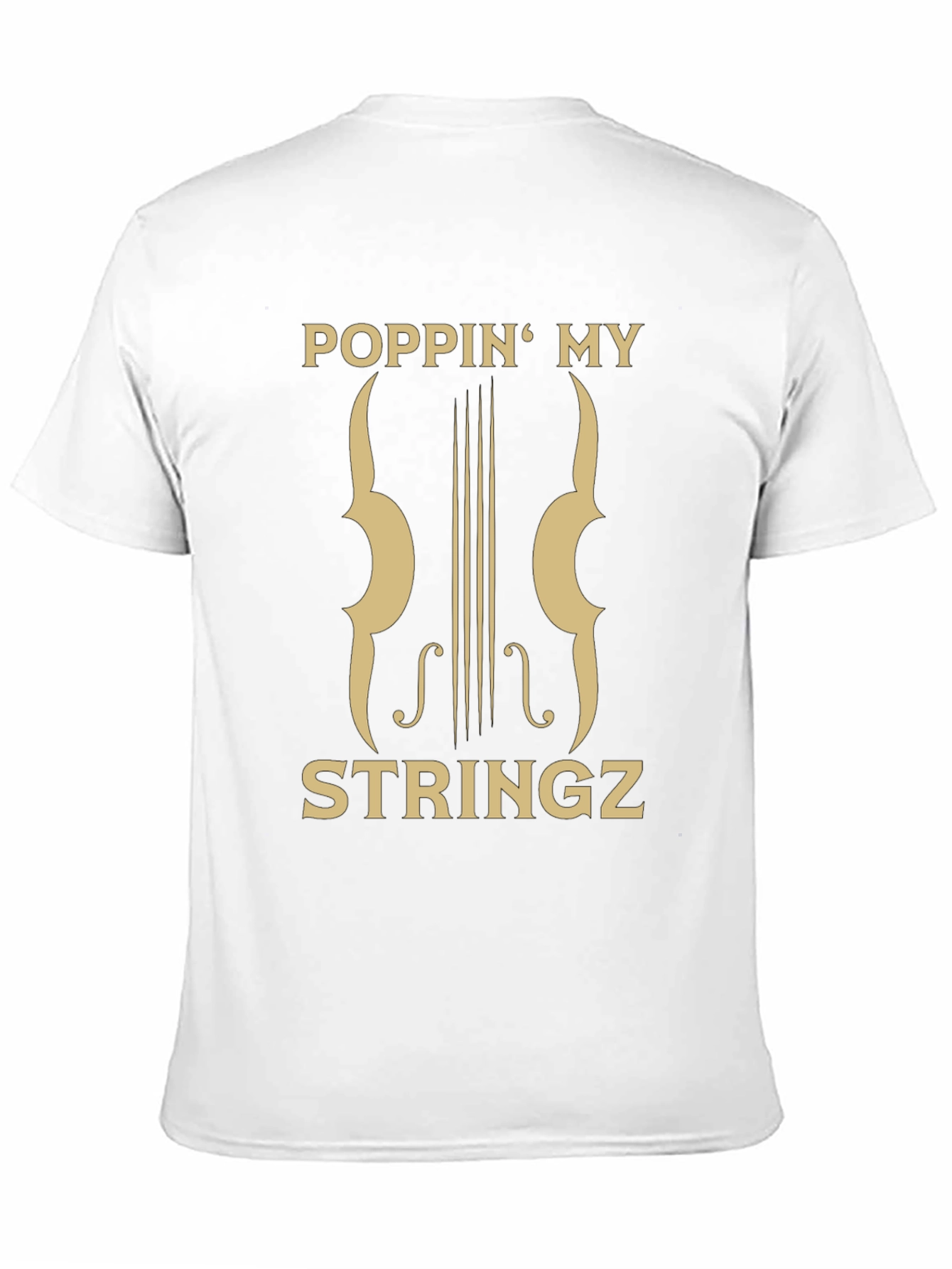 Poppin My Stringz Graphic Tee - Musician Style