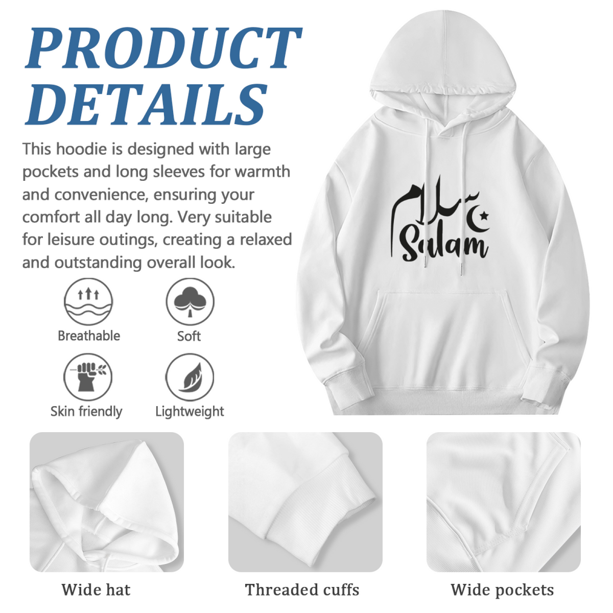 Foodie Pullover Hoodie - Bold Statement Graphic #0548