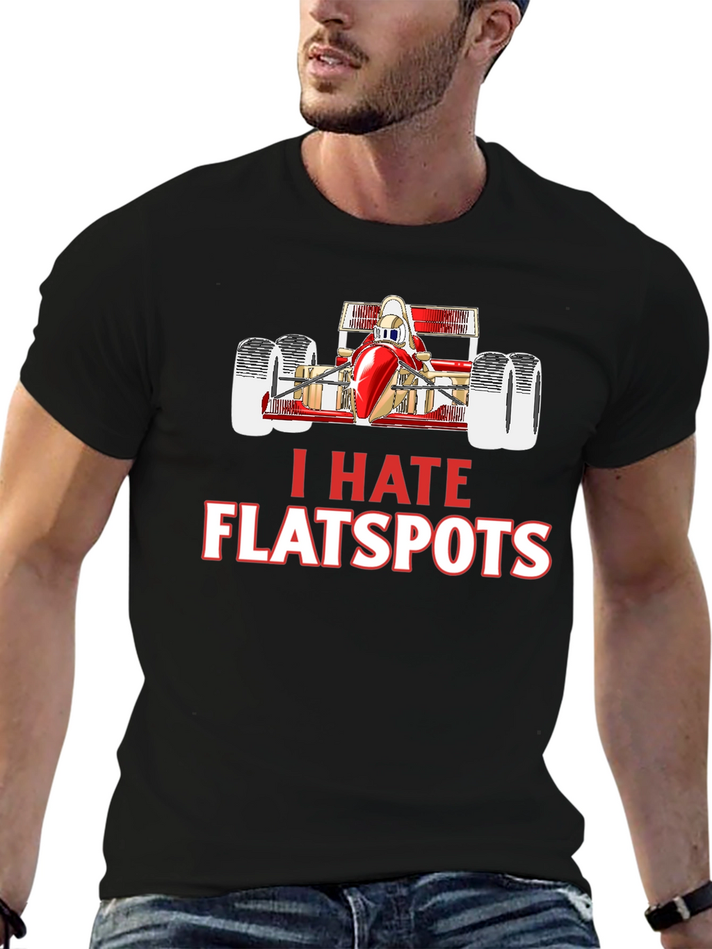 I Hate Flatspots Racing T-Shirt