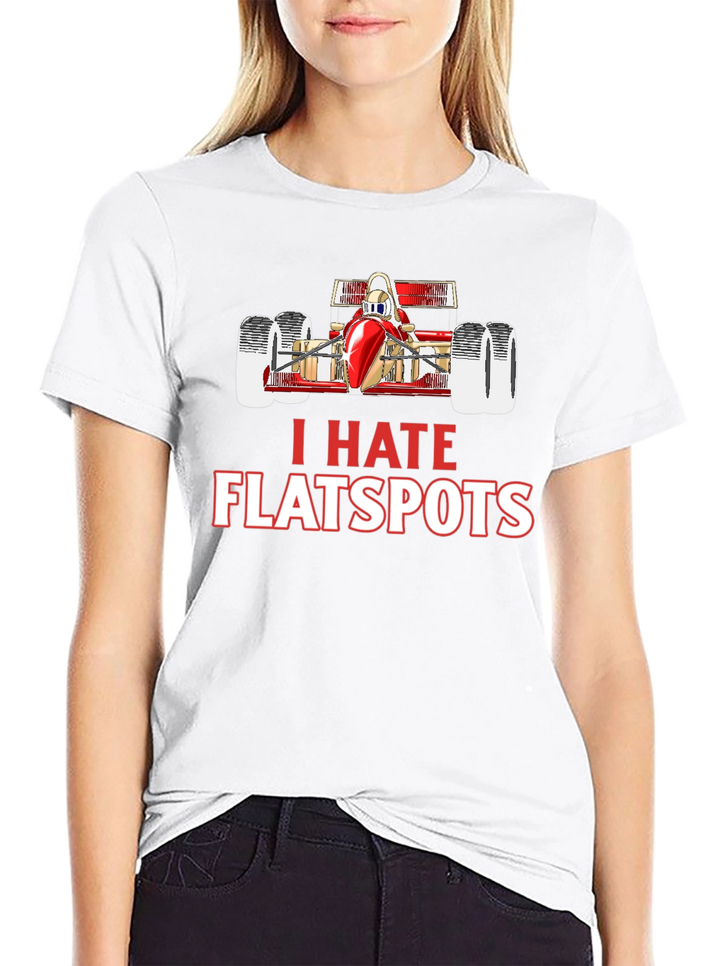 I Hate Flatspots Racing T-Shirt