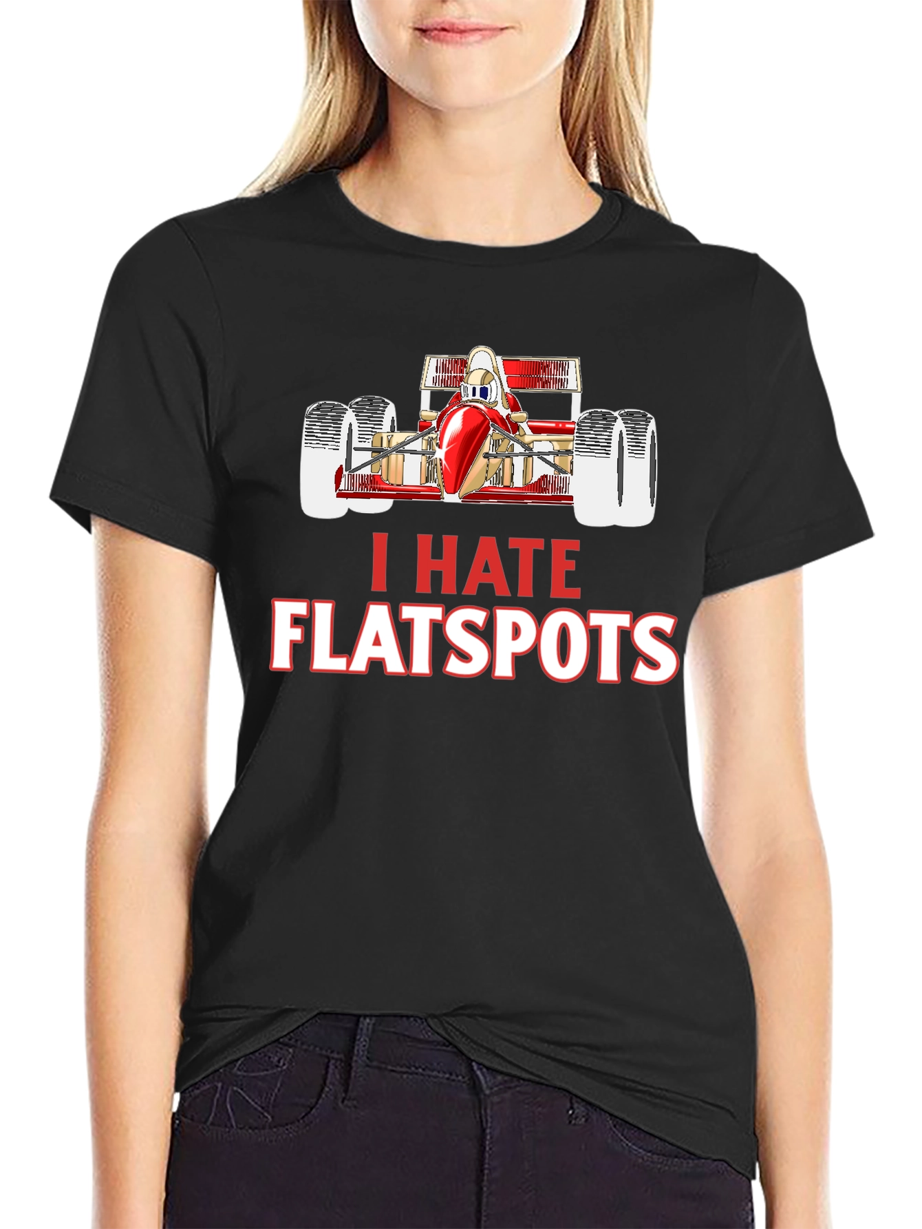 I Hate Flatspots Racing T-Shirt