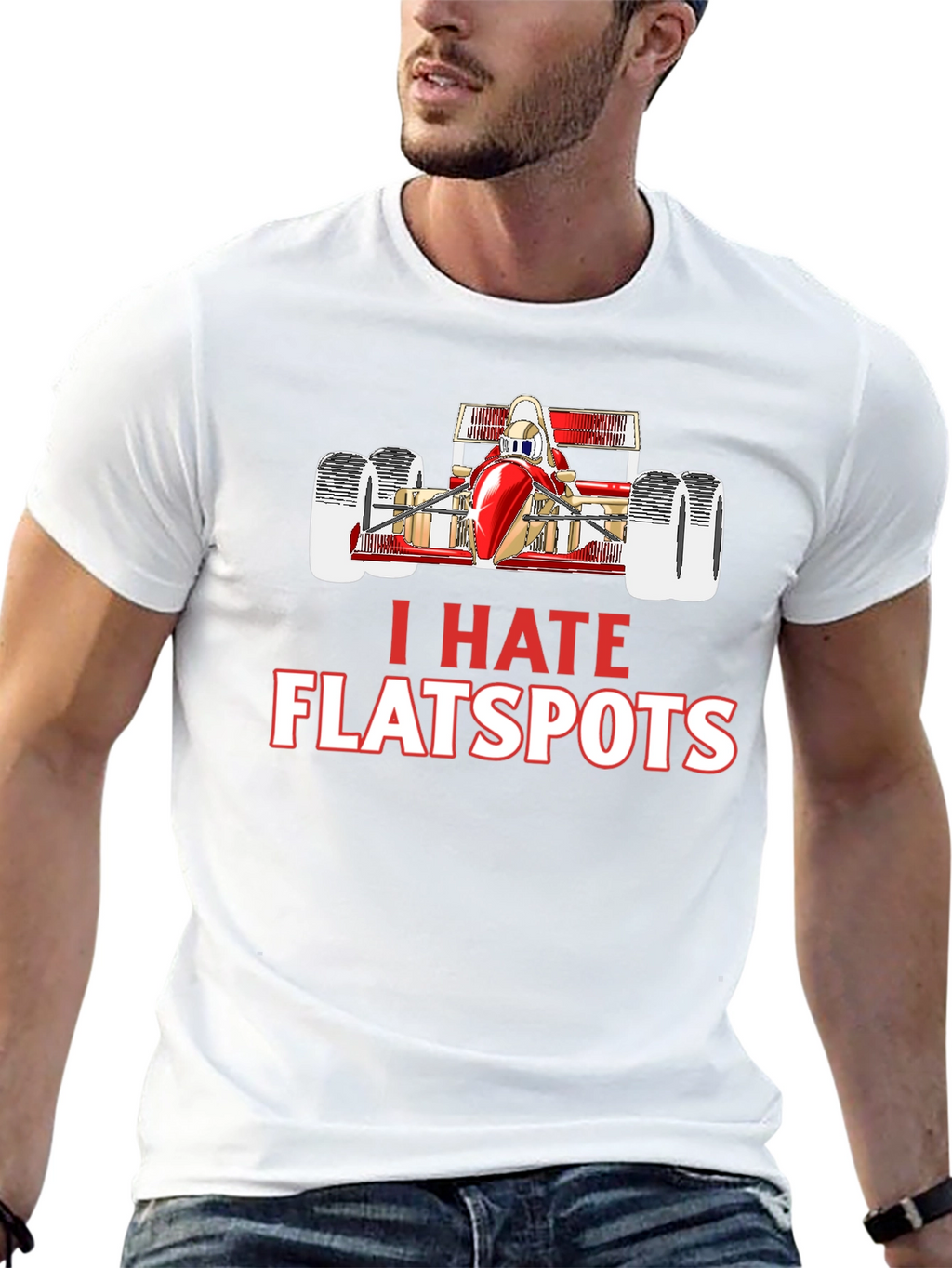 I Hate Flatspots Racing T-Shirt