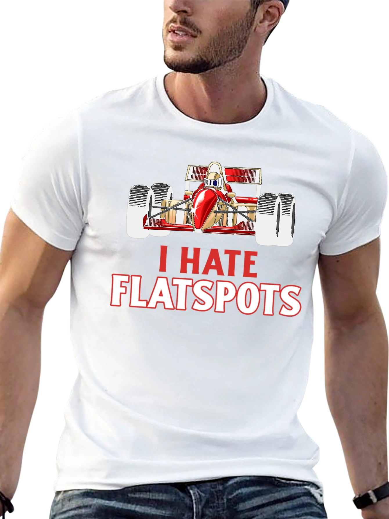 I Hate Flatspots Racing T-Shirt