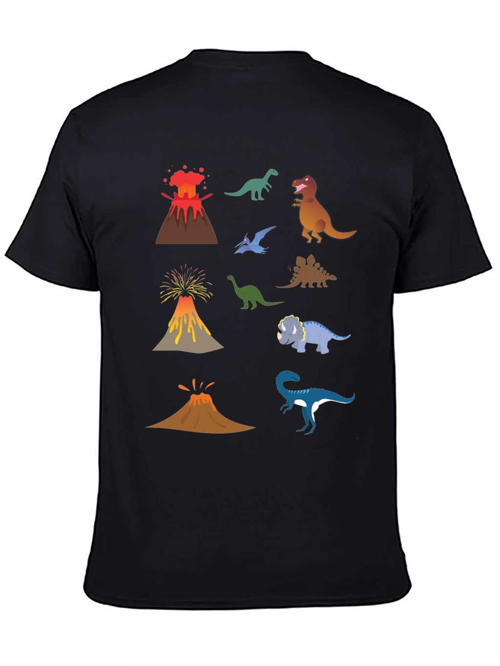 Dino Volcano T-Shirt - Prehistoric Fun!