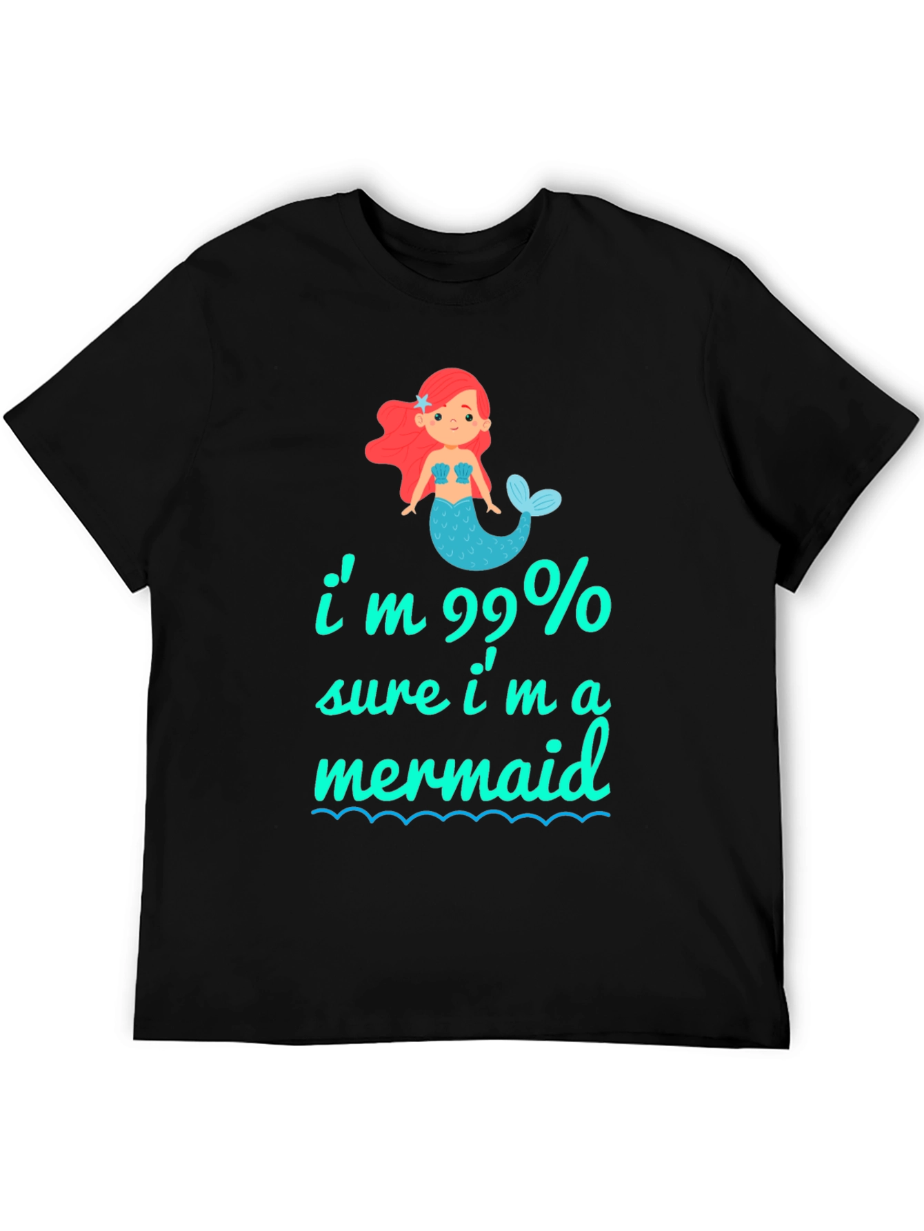 99% Mermaid Graphic Tee - Unique & Playful T-Shirt