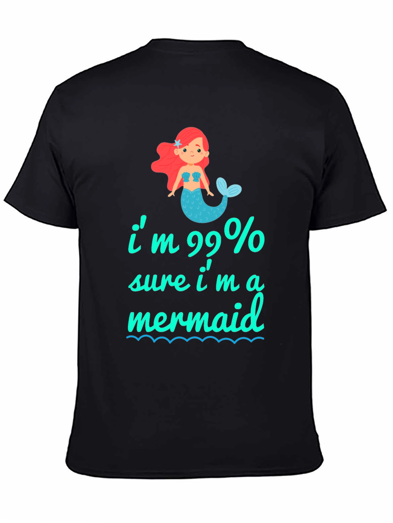 99% Mermaid Graphic Tee - Unique & Playful T-Shirt