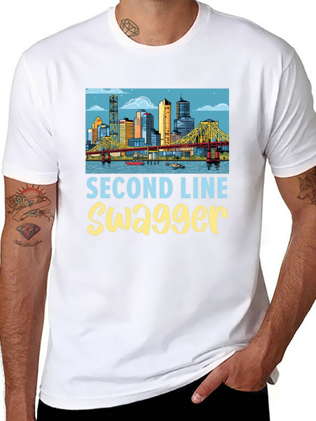 Second Line Swagger Graphic Tee