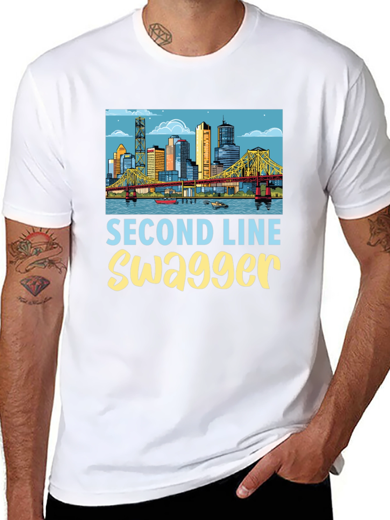 Second Line Swagger Graphic Tee