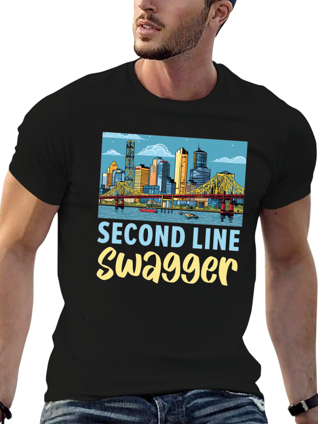 Second Line Swagger Graphic Tee