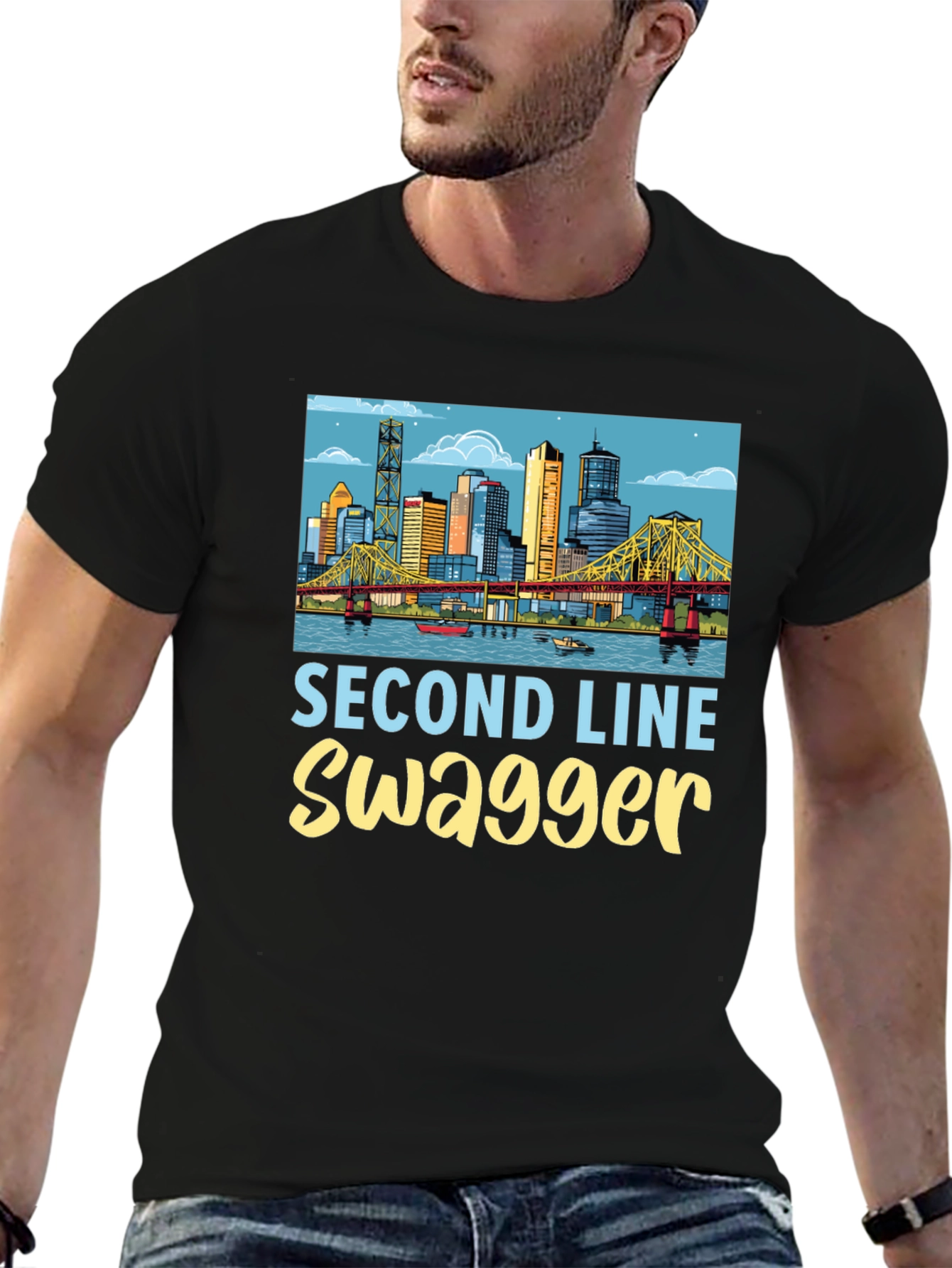 Second Line Swagger Graphic Tee