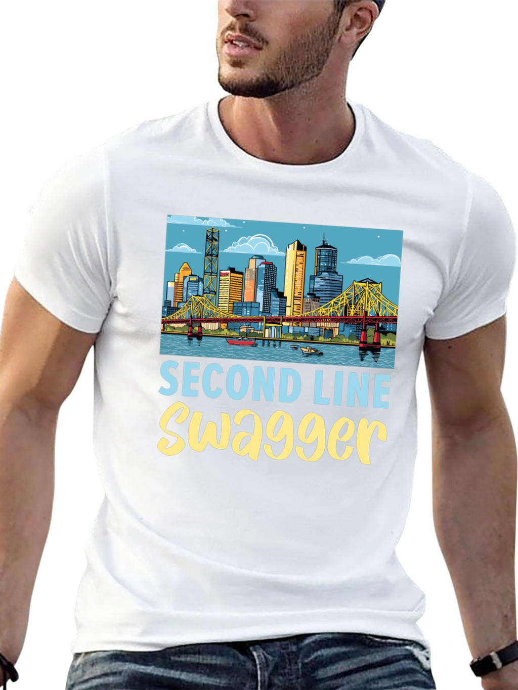 Second Line Swagger Graphic Tee