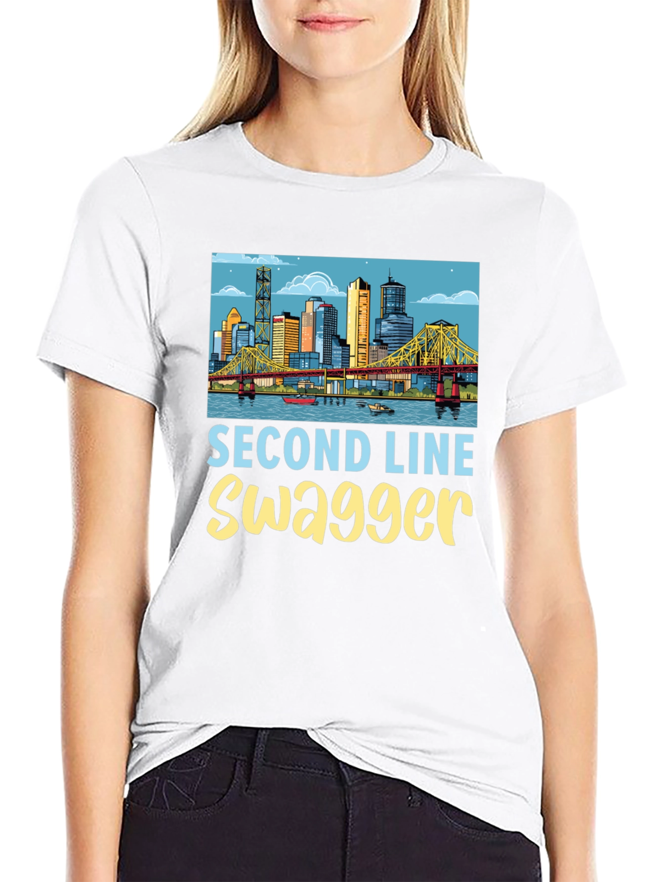 Second Line Swagger Graphic Tee