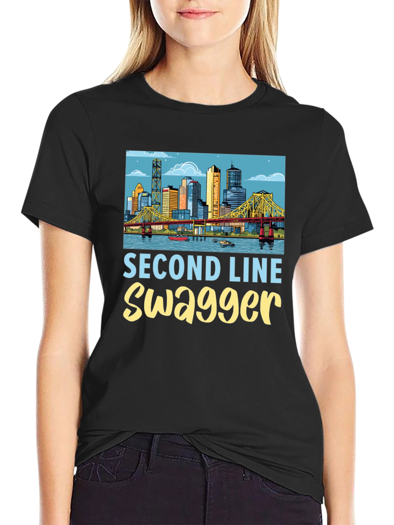 Second Line Swagger Graphic Tee