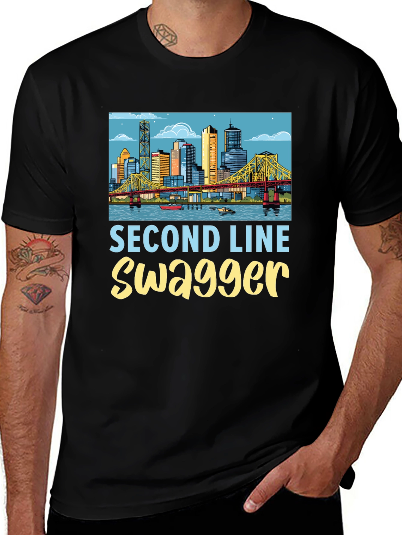 Second Line Swagger Graphic Tee