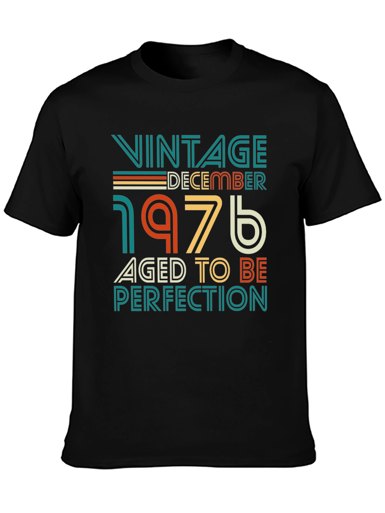 Vintage December 1976 Aged To Perfection T-Shirt
