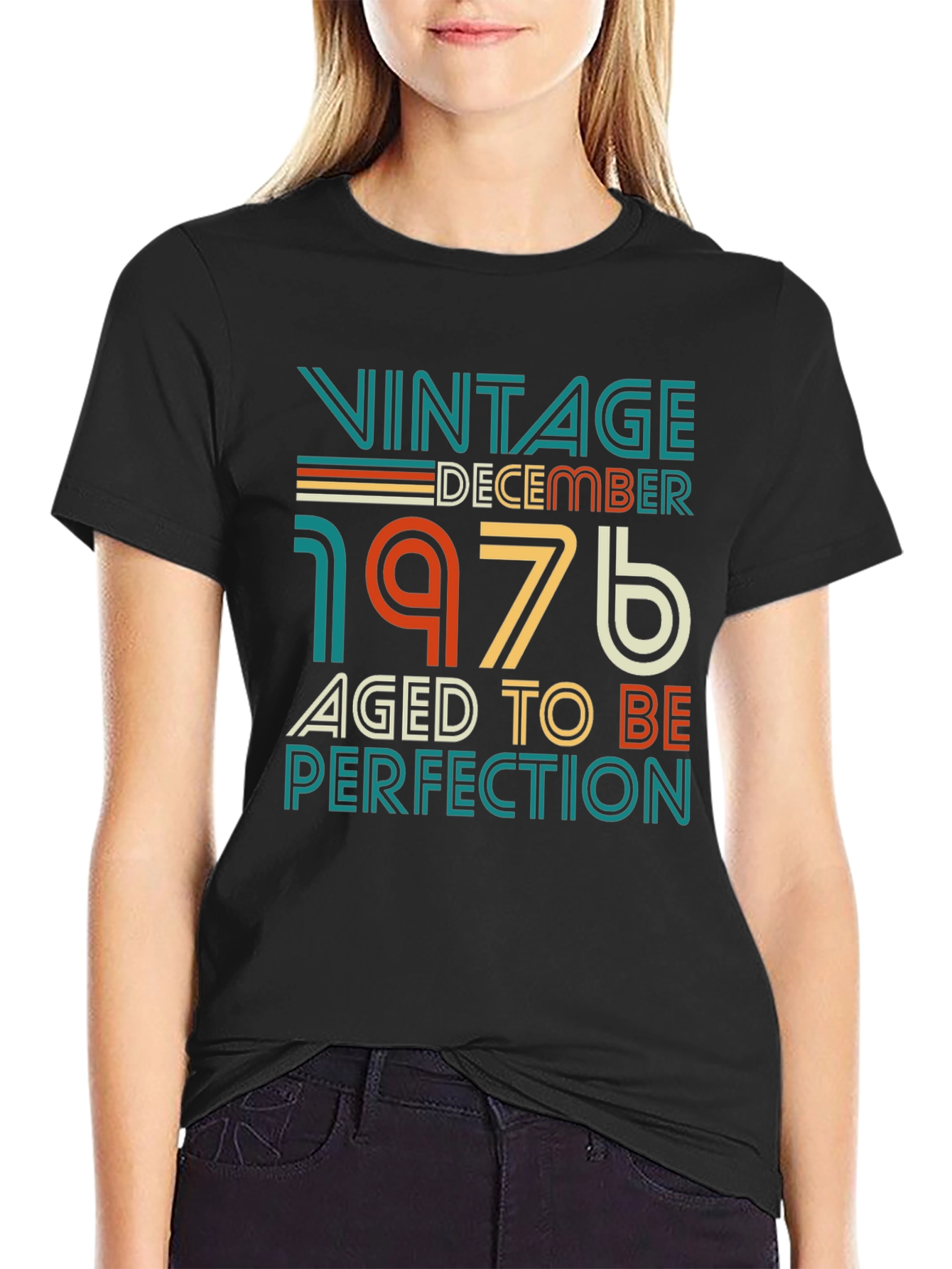 Vintage December 1976 Aged To Perfection T-Shirt