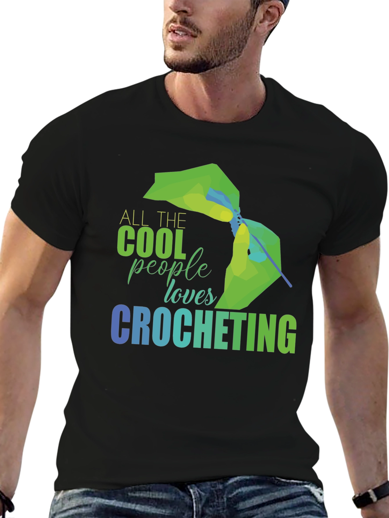 Cool People Crochet T-Shirt