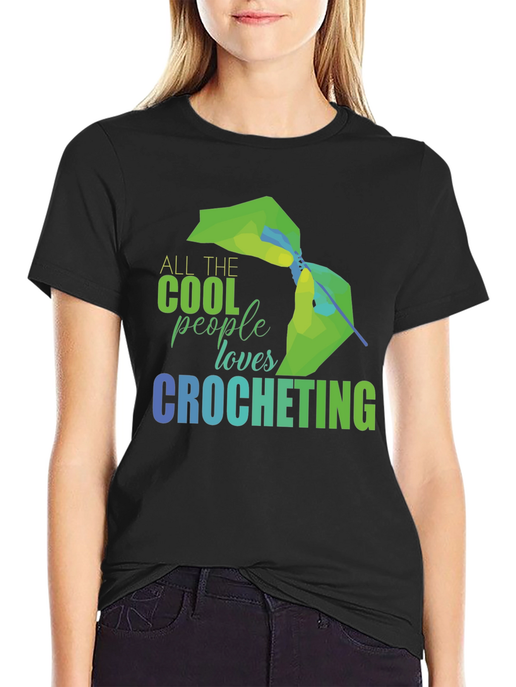 Cool People Crochet T-Shirt