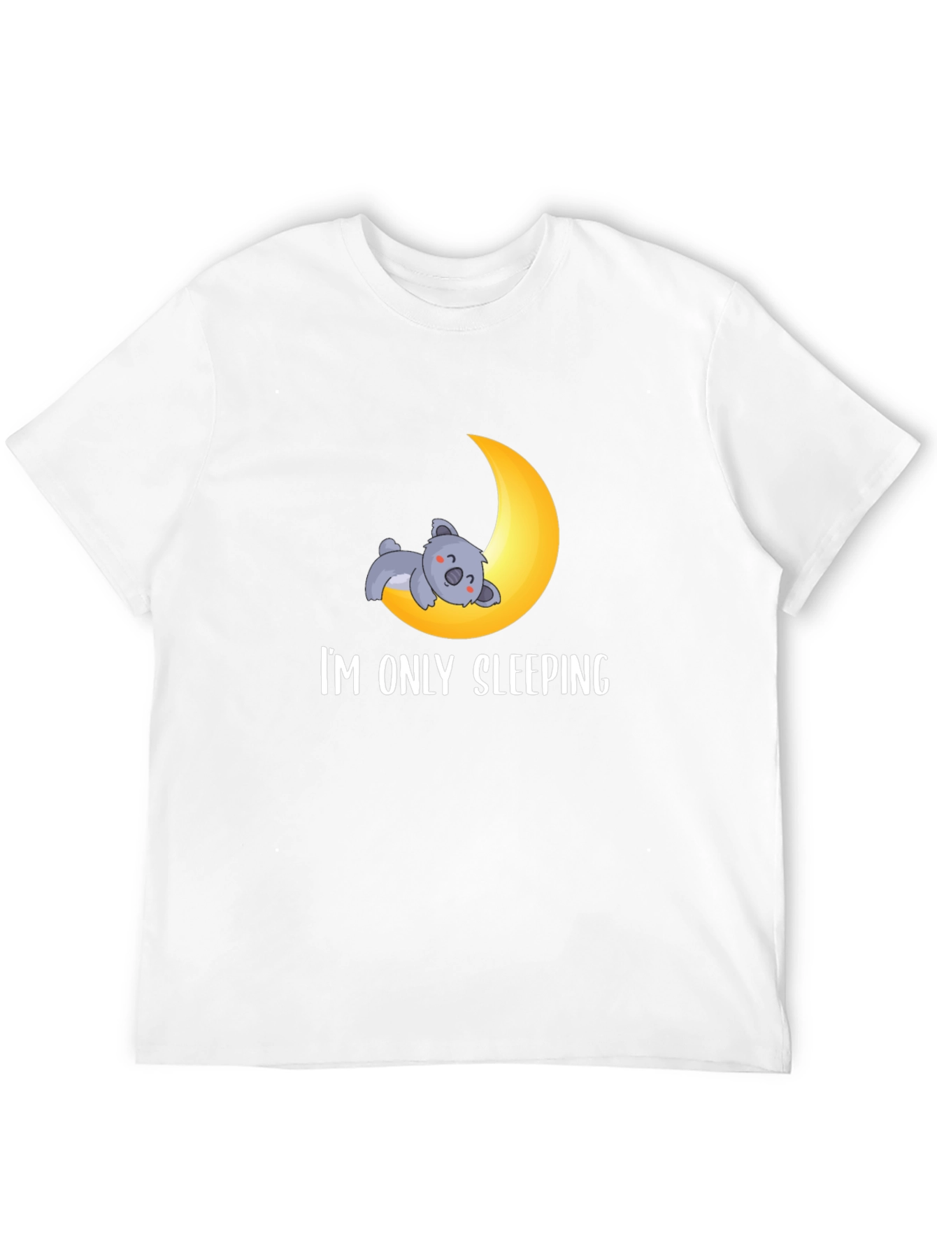 Im Only Sleeping T-Shirt - Koala Moon Tee