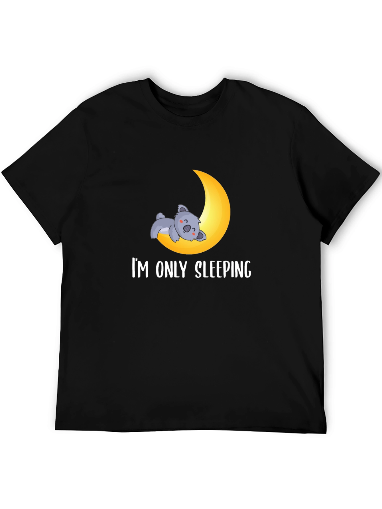 Im Only Sleeping T-Shirt - Koala Moon Tee