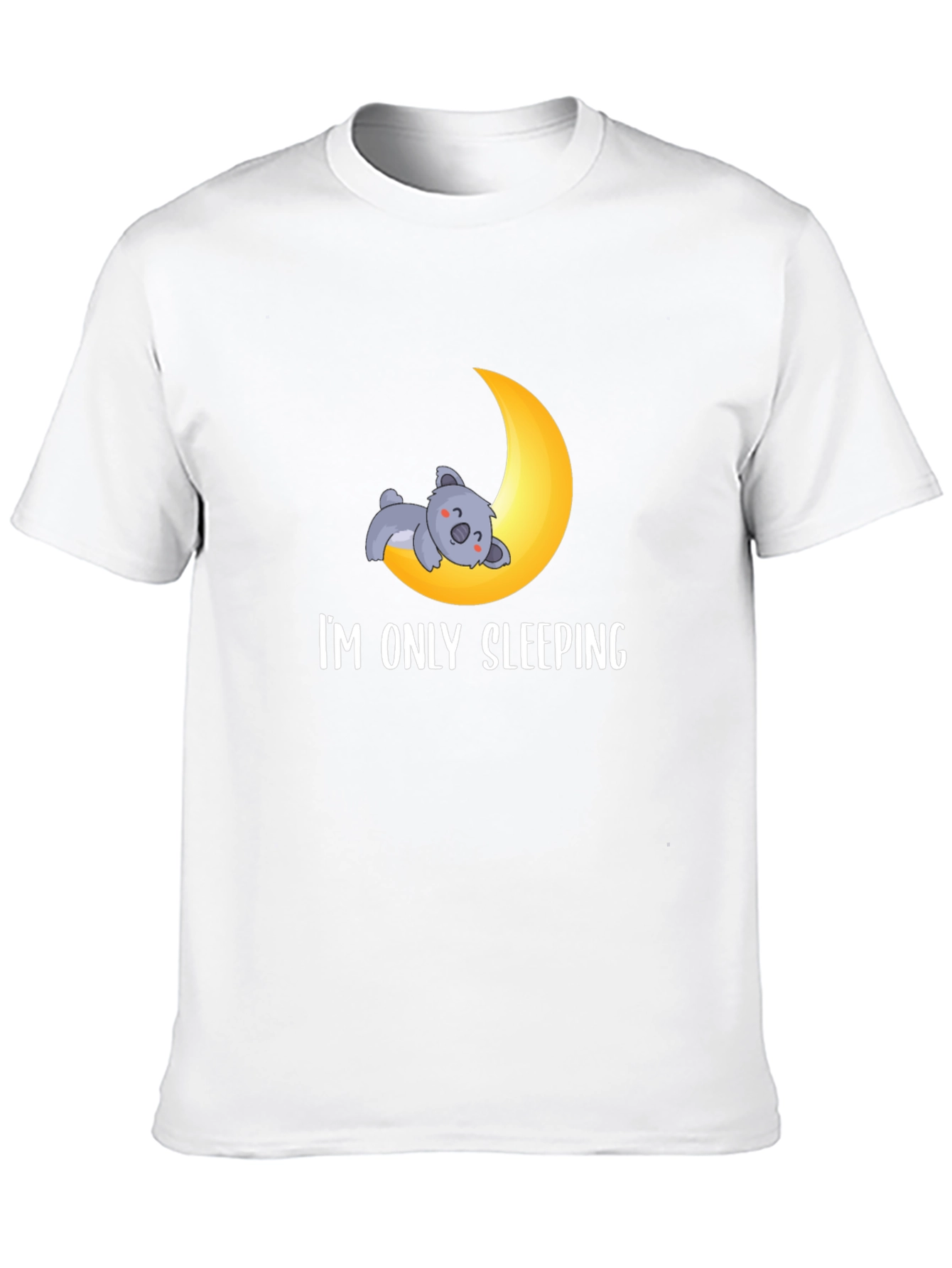 Im Only Sleeping T-Shirt - Koala Moon Tee