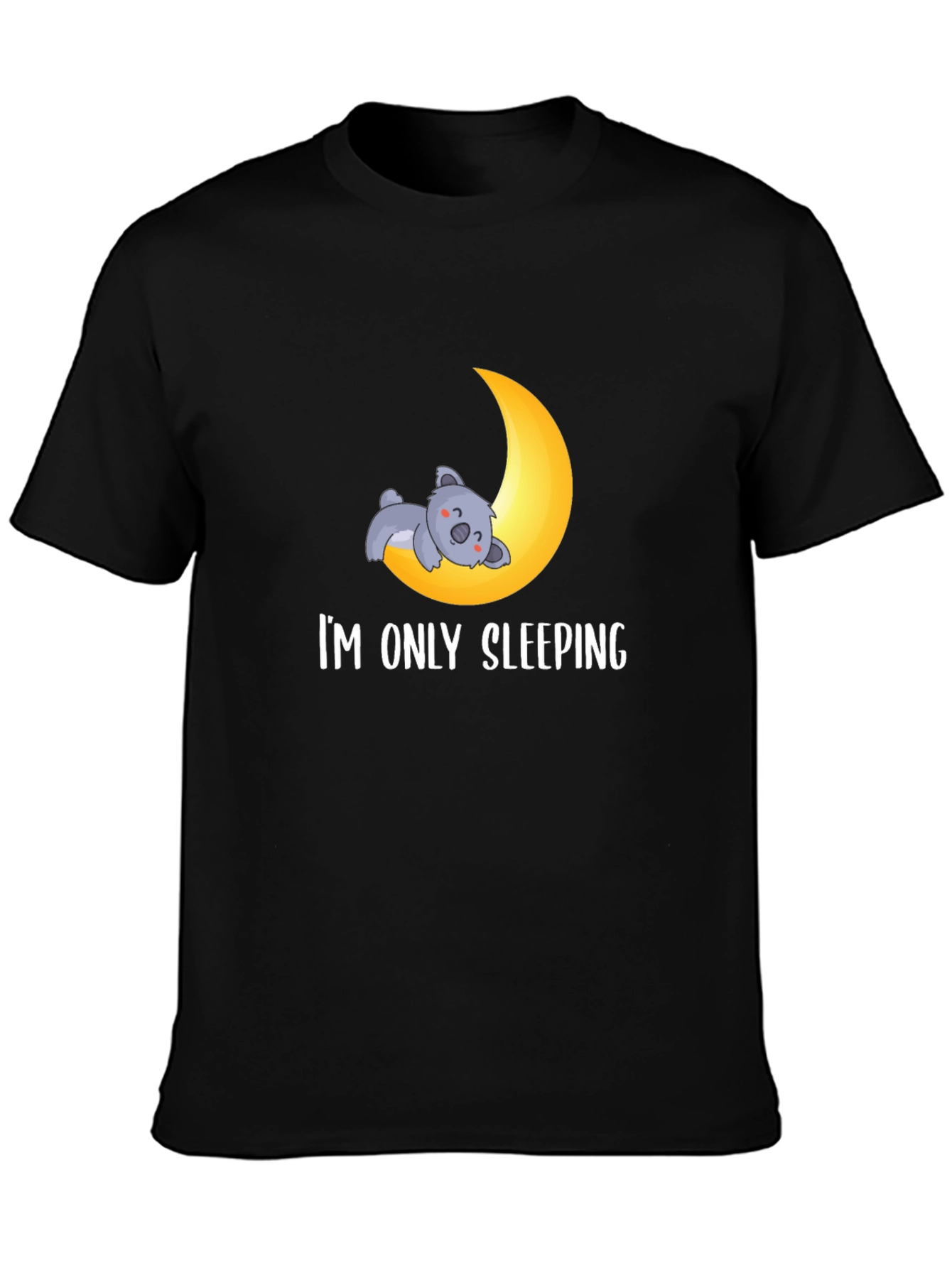 Im Only Sleeping T-Shirt - Koala Moon Tee