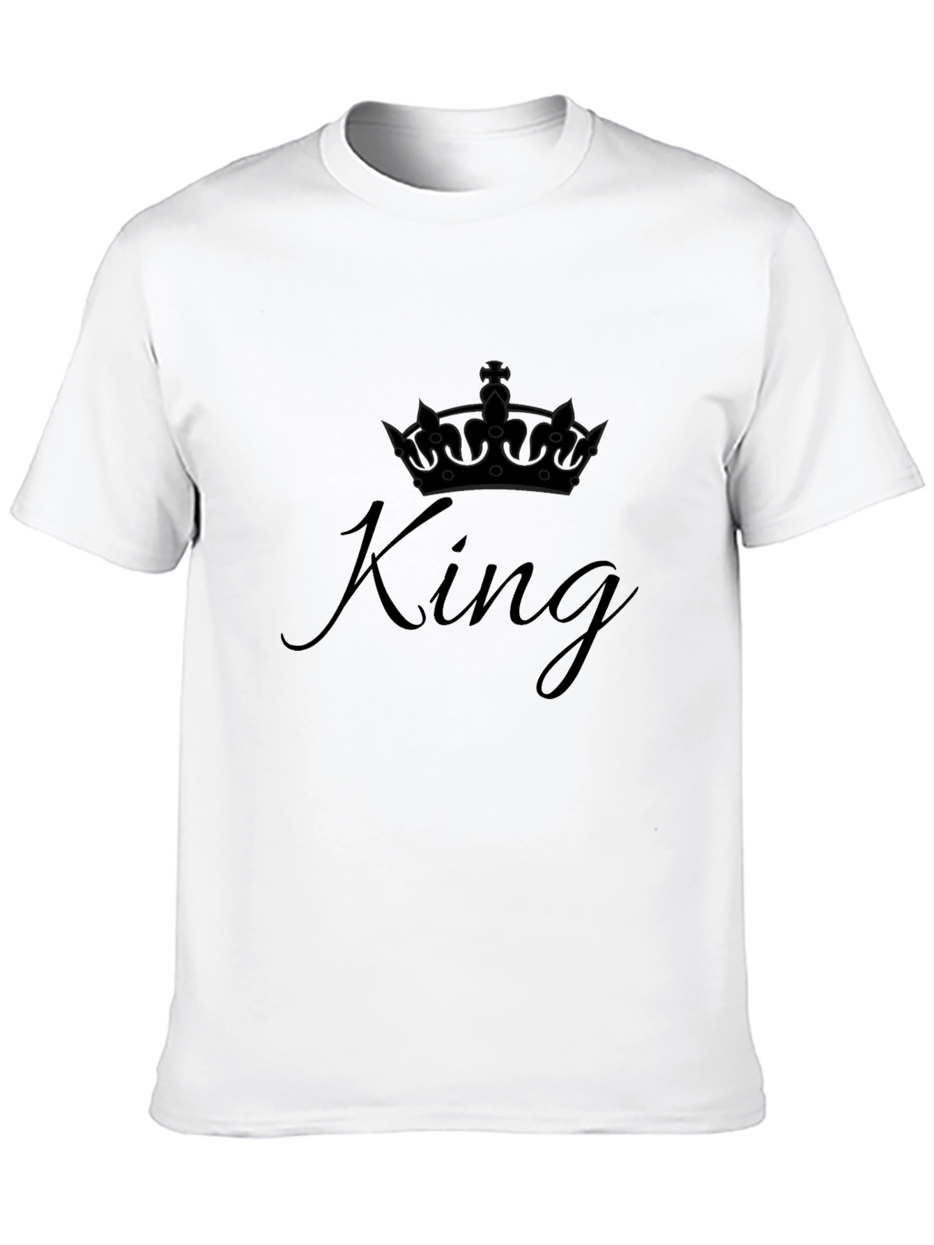 King Crown Graphic T-Shirt - Black Tee