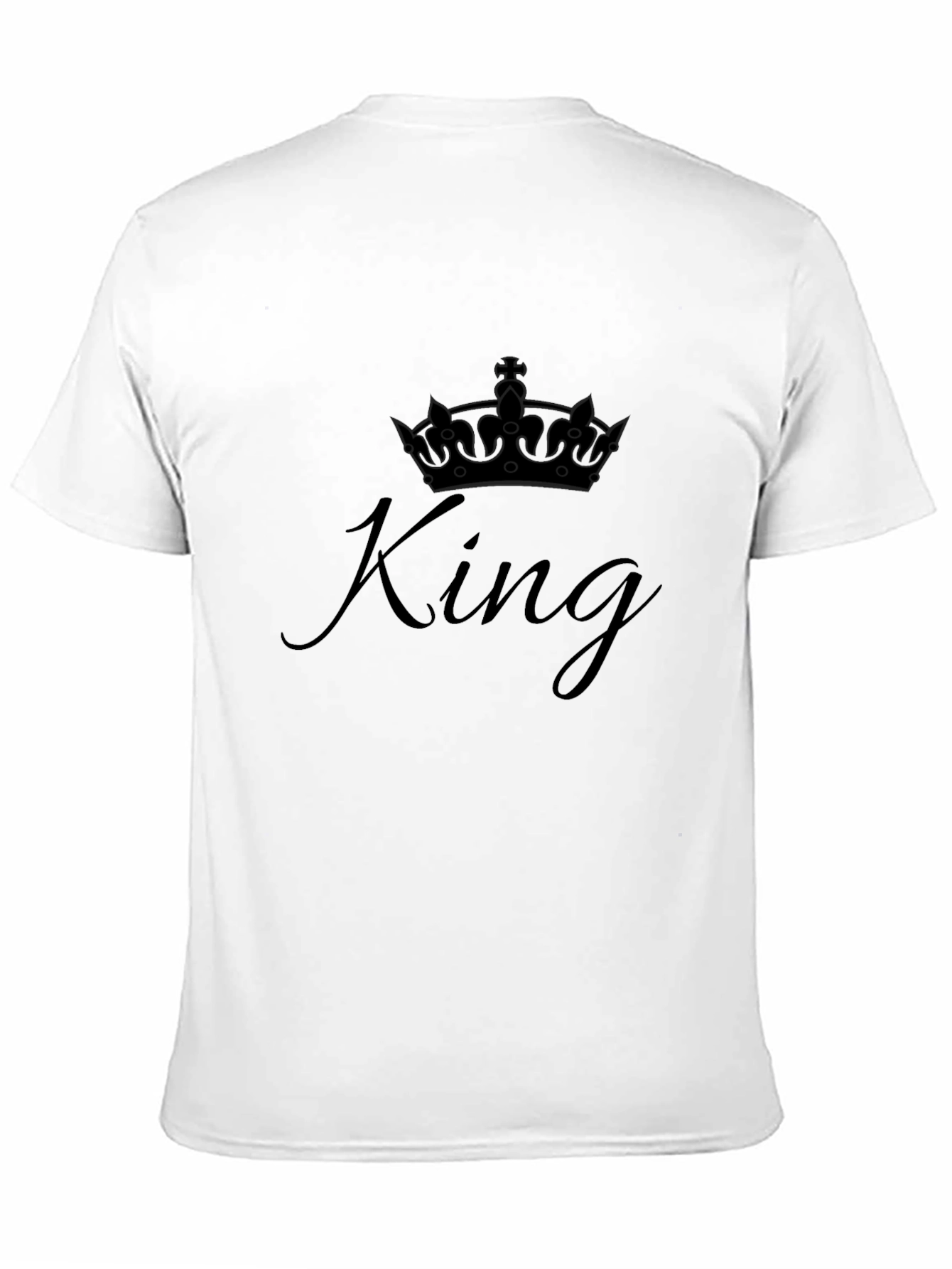 King Crown Graphic T-Shirt - Black Tee