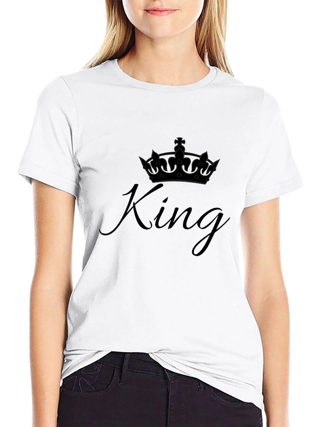 King Crown Graphic T-Shirt - Black Tee
