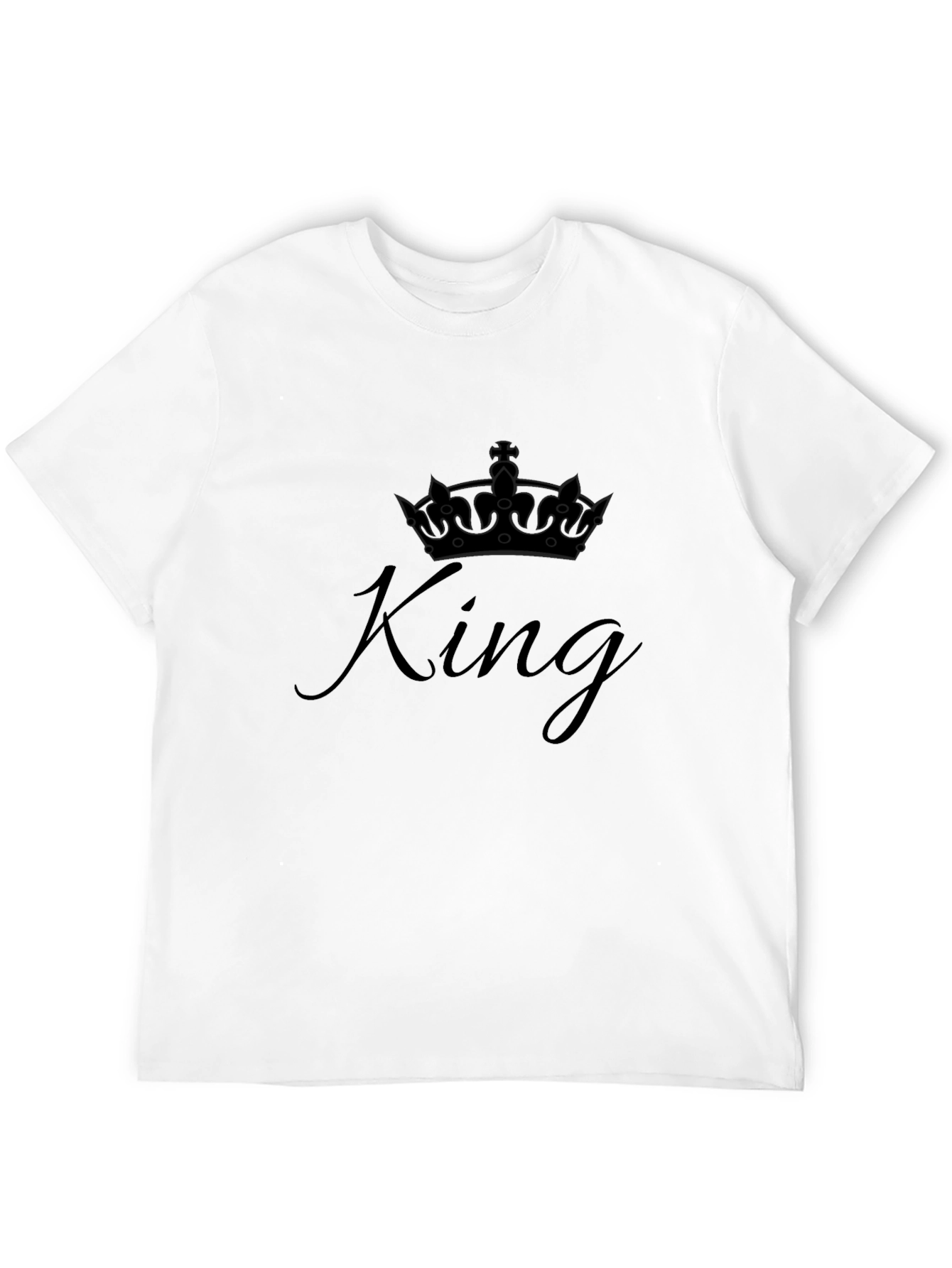 King Crown Graphic T-Shirt - Black Tee