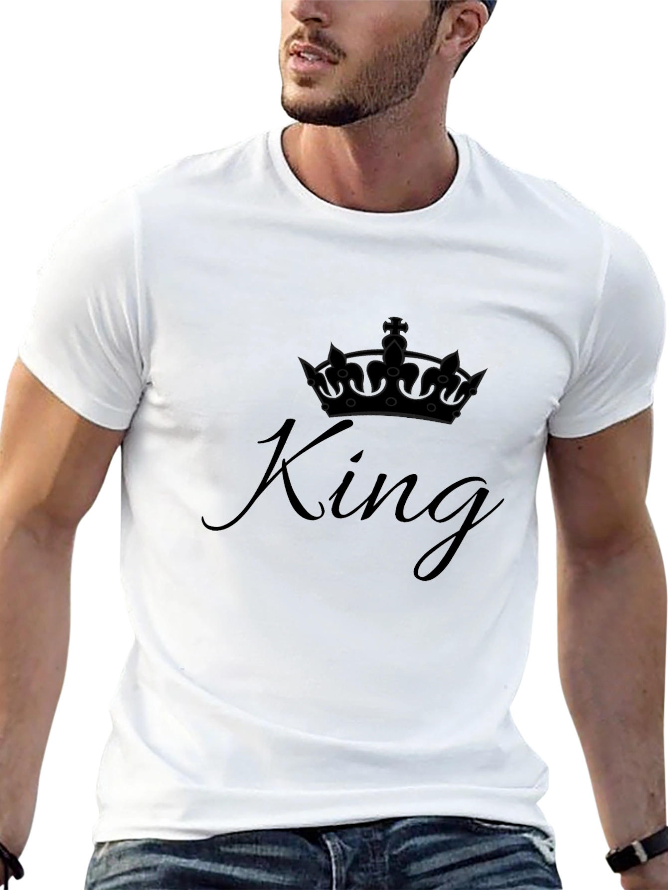 King Crown Graphic T-Shirt - Black Tee