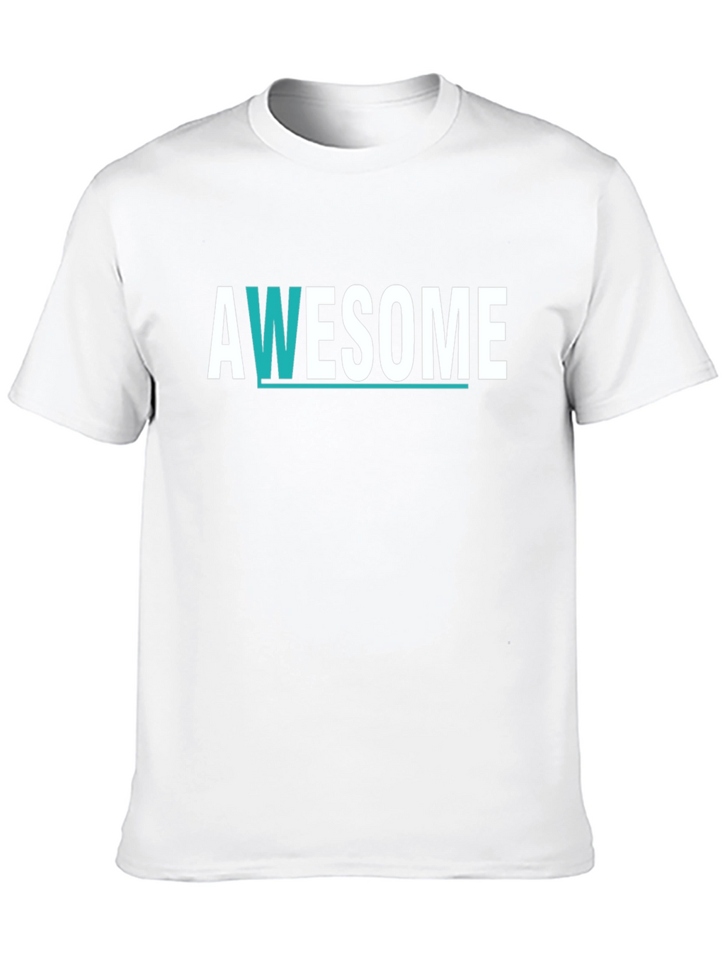 Awesome Graphic Print Black T-Shirt