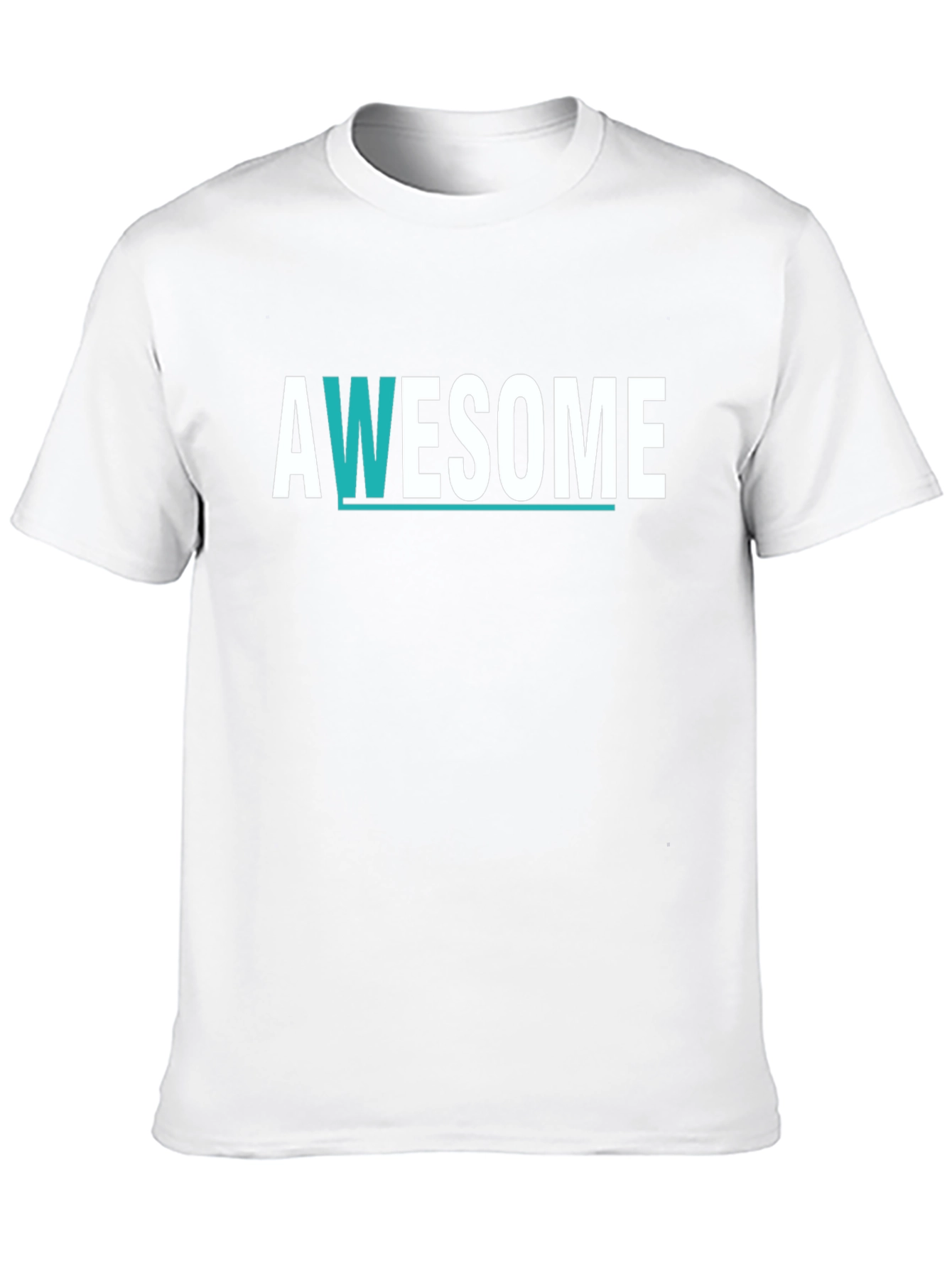 Awesome Graphic Print Black T-Shirt