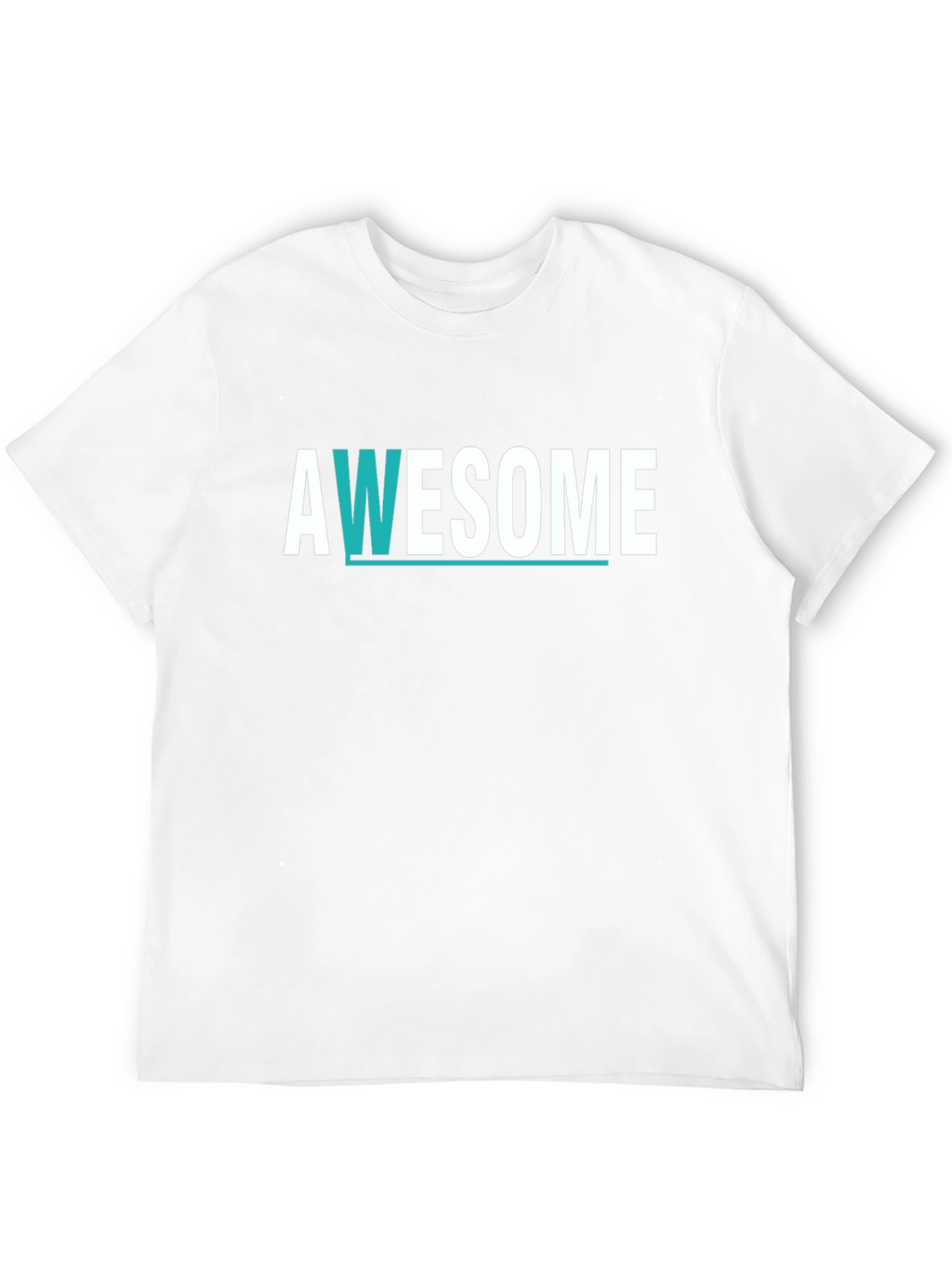 Awesome Graphic Print Black T-Shirt